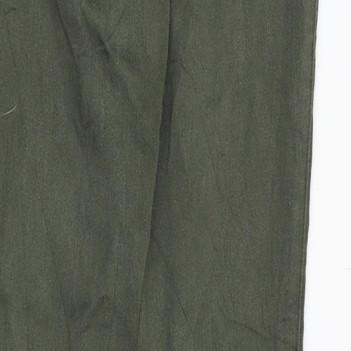 Matalan Womens Green  Denim Straight Jeans Size 10 L29 in