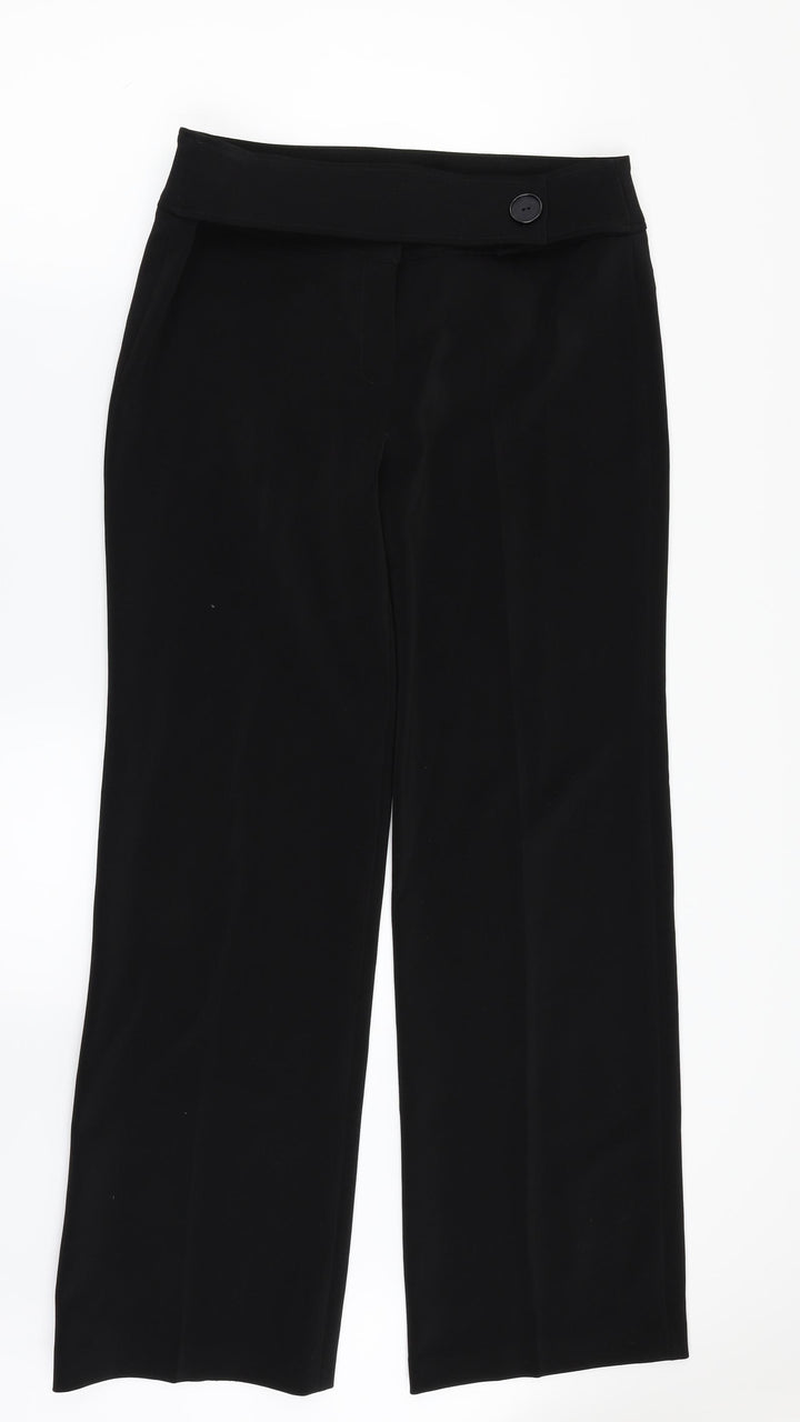 NEXT Womens Black Dress Pants Trousers Size 10 L30 in