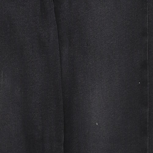 Denim & Co. Womens Black  Denim Straight Jeans Size 10 L30 in