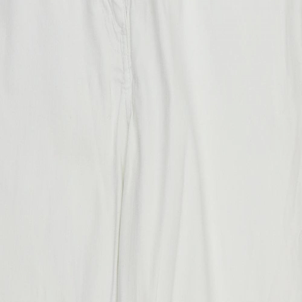 Papaya Womens White  Denim Straight Jeans Size 18 L32 in