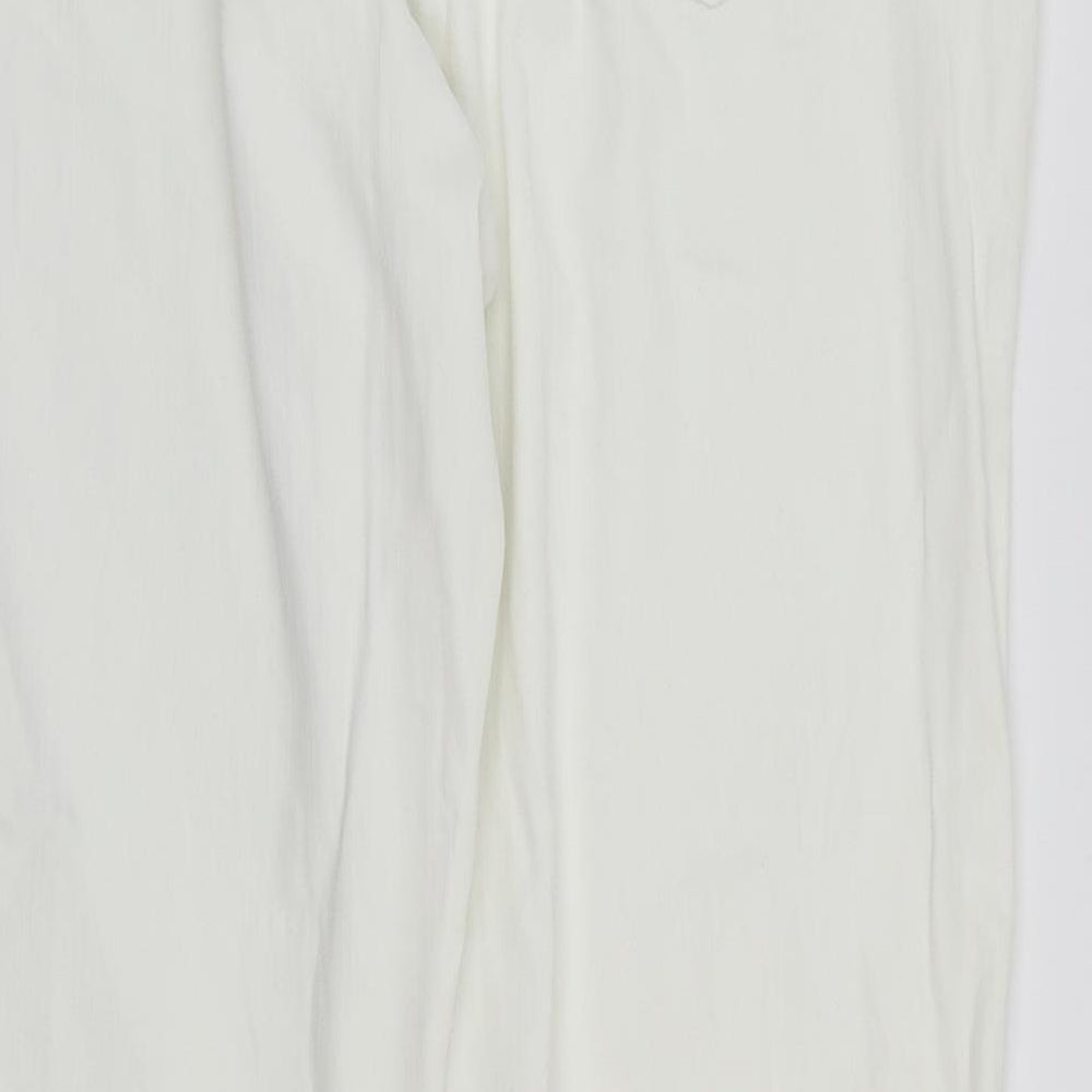 Papaya Womens White  Denim Straight Jeans Size 18 L32 in