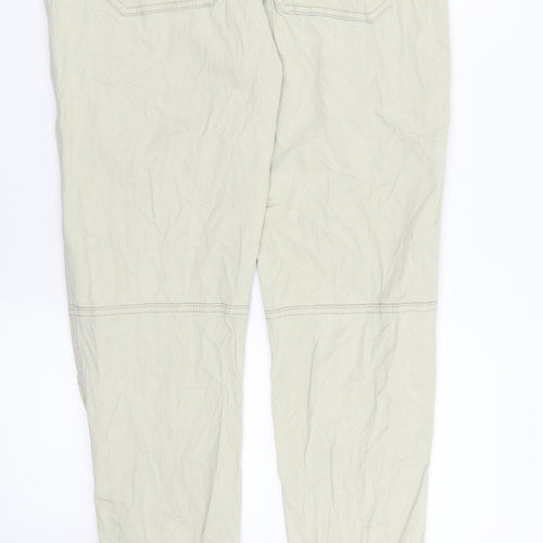 EDC Womens Beige   Cargo Trousers Size 14 L31 in
