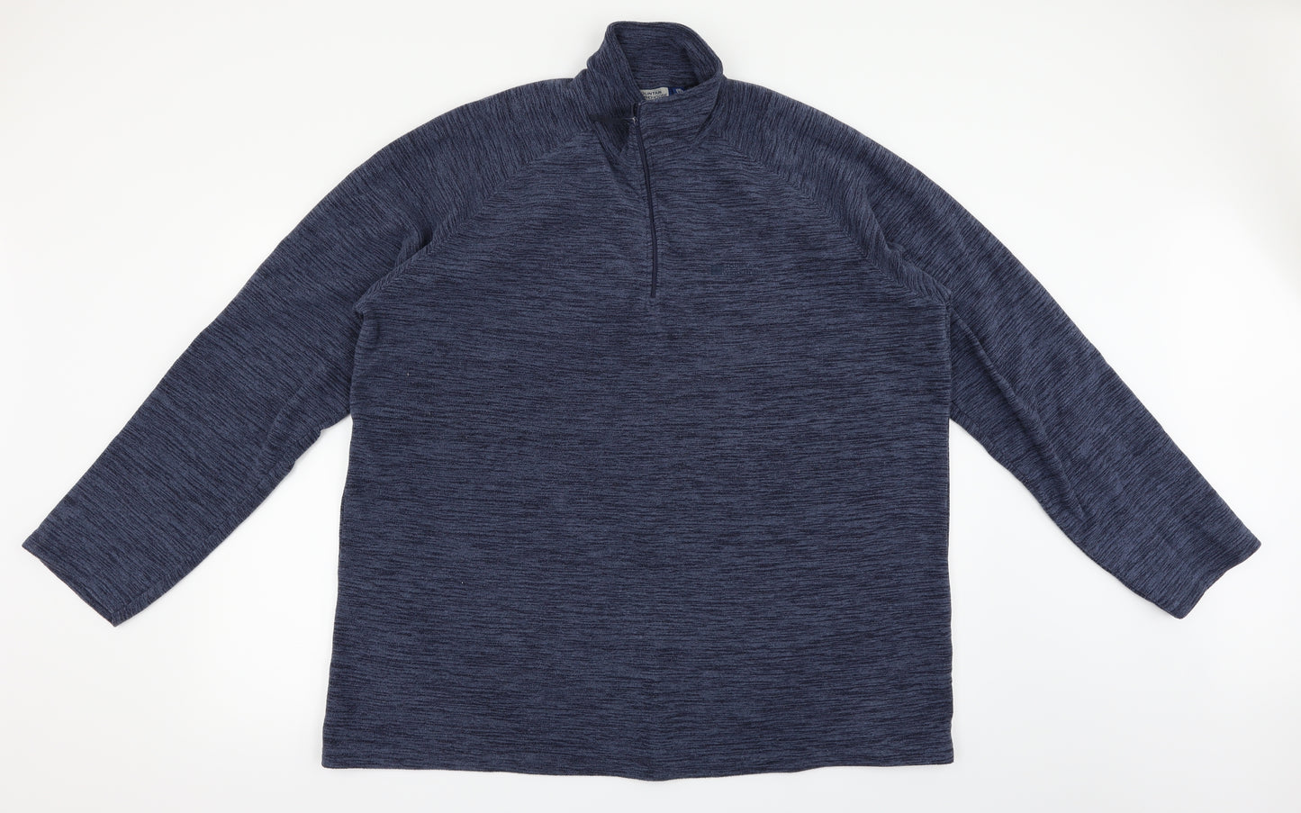 Mountain Warehouse Mens Blue Herringbone  Pullover Jumper Size 2XL