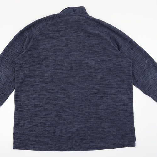 Mountain Warehouse Mens Blue Herringbone  Pullover Jumper Size 2XL