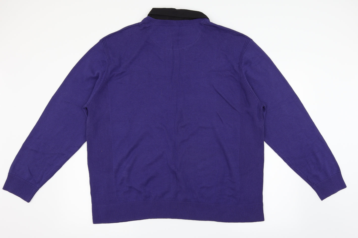 Easy Mens Purple   Pullover Jumper Size 2XL