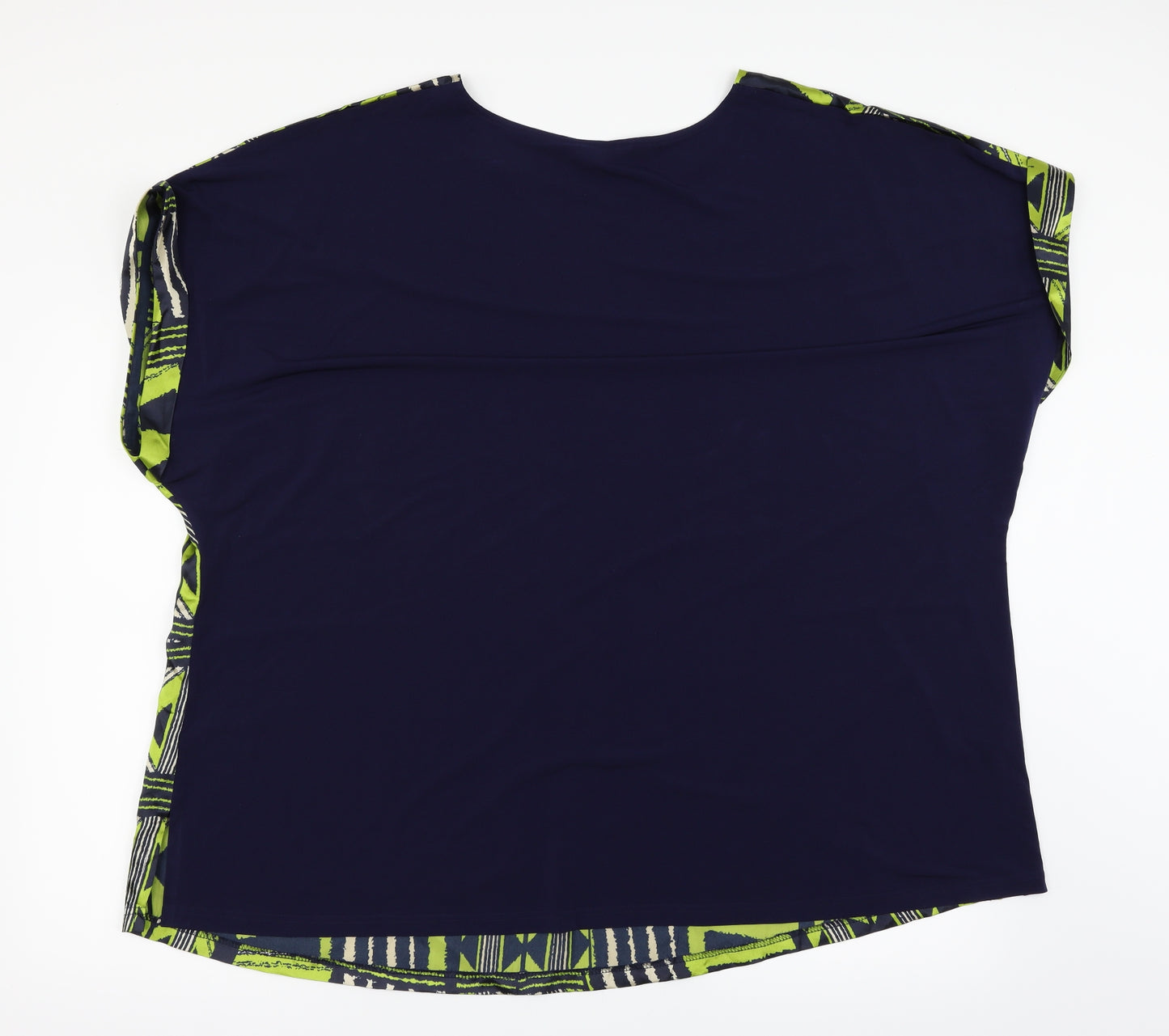 Juliper Womens Green Geometric  Basic Blouse Size 30