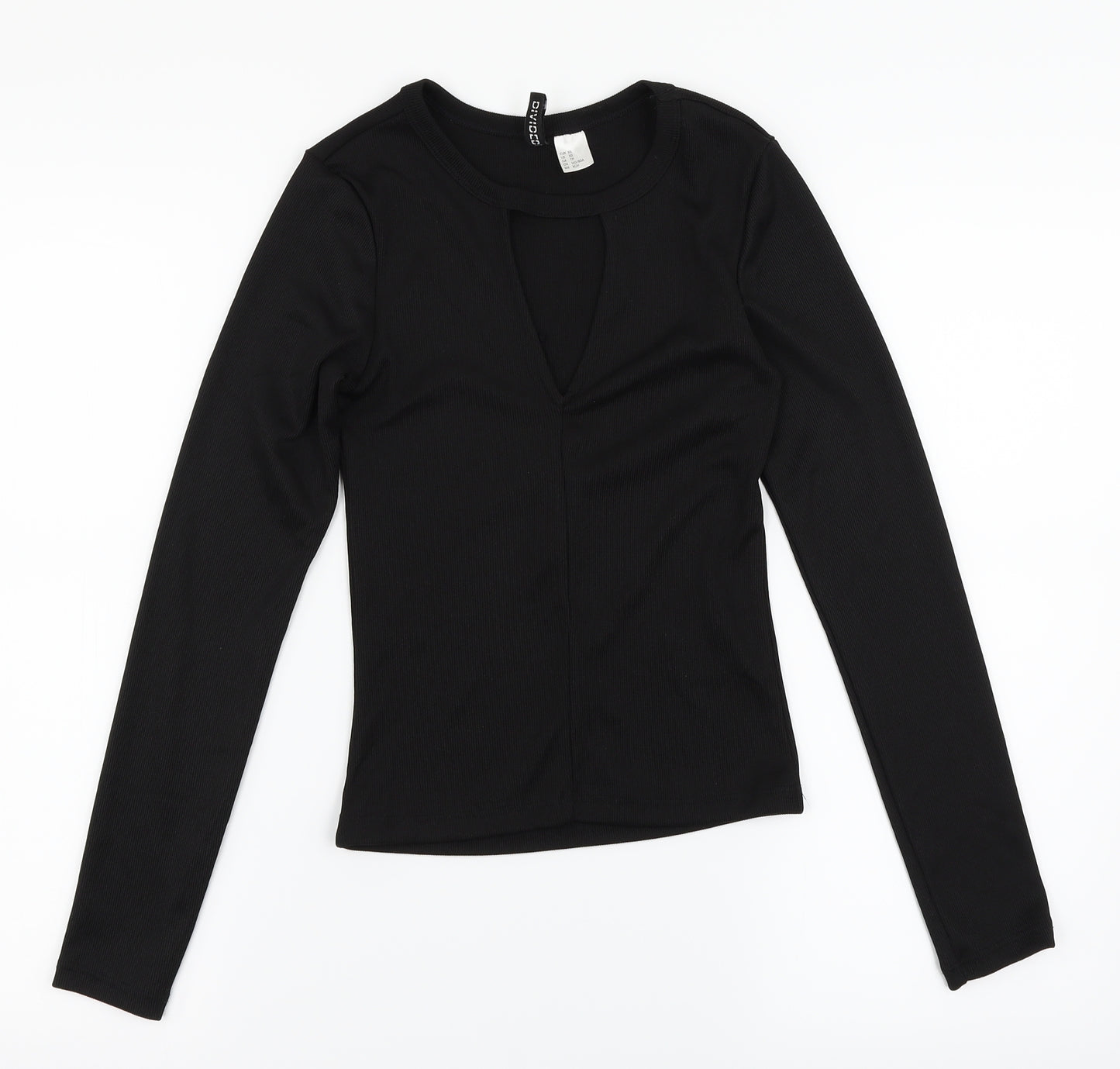 H&M Womens Black   Basic T-Shirt Size XS
