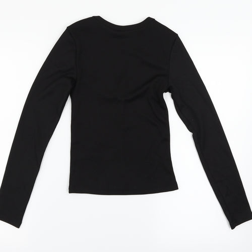 H&M Womens Black   Basic T-Shirt Size XS