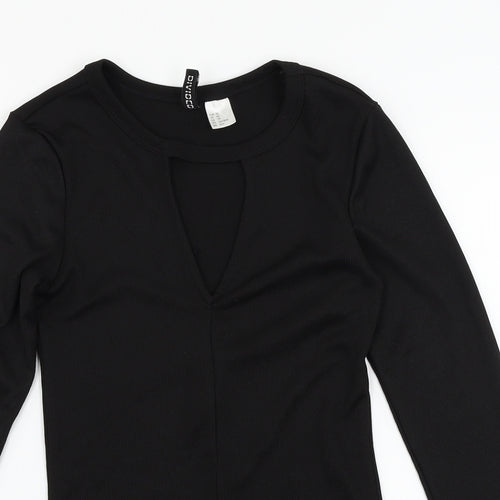 H&M Womens Black   Basic T-Shirt Size XS