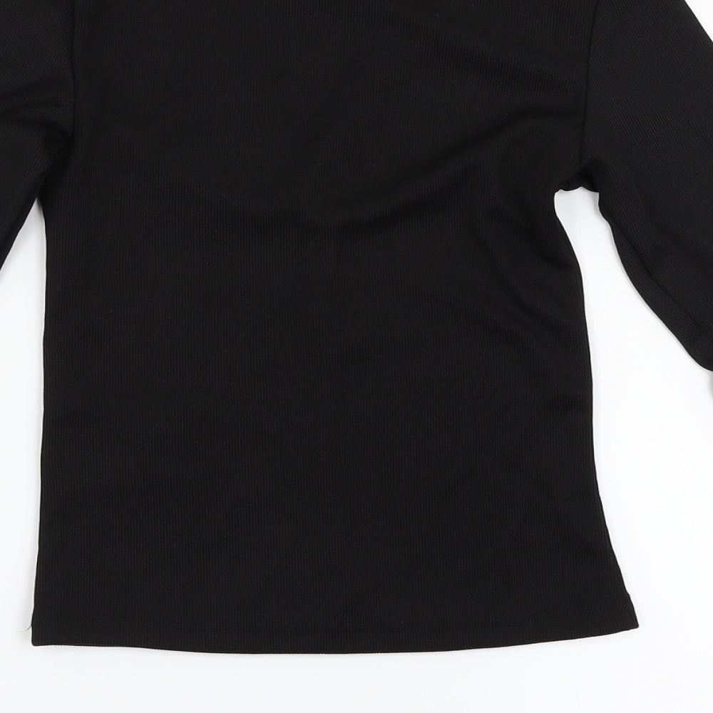 H&M Womens Black   Basic T-Shirt Size XS