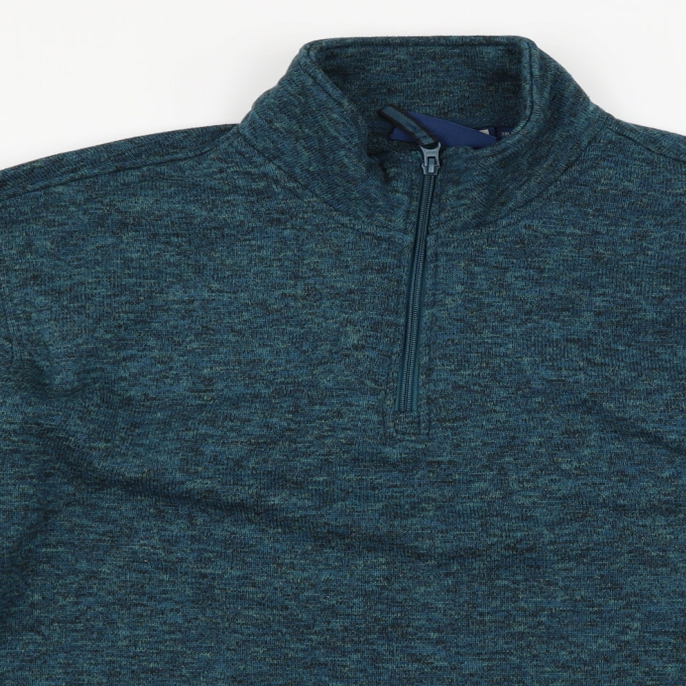 Mountain Warehouse Mens Green Herringbone  Pullover Jumper Size 3XL