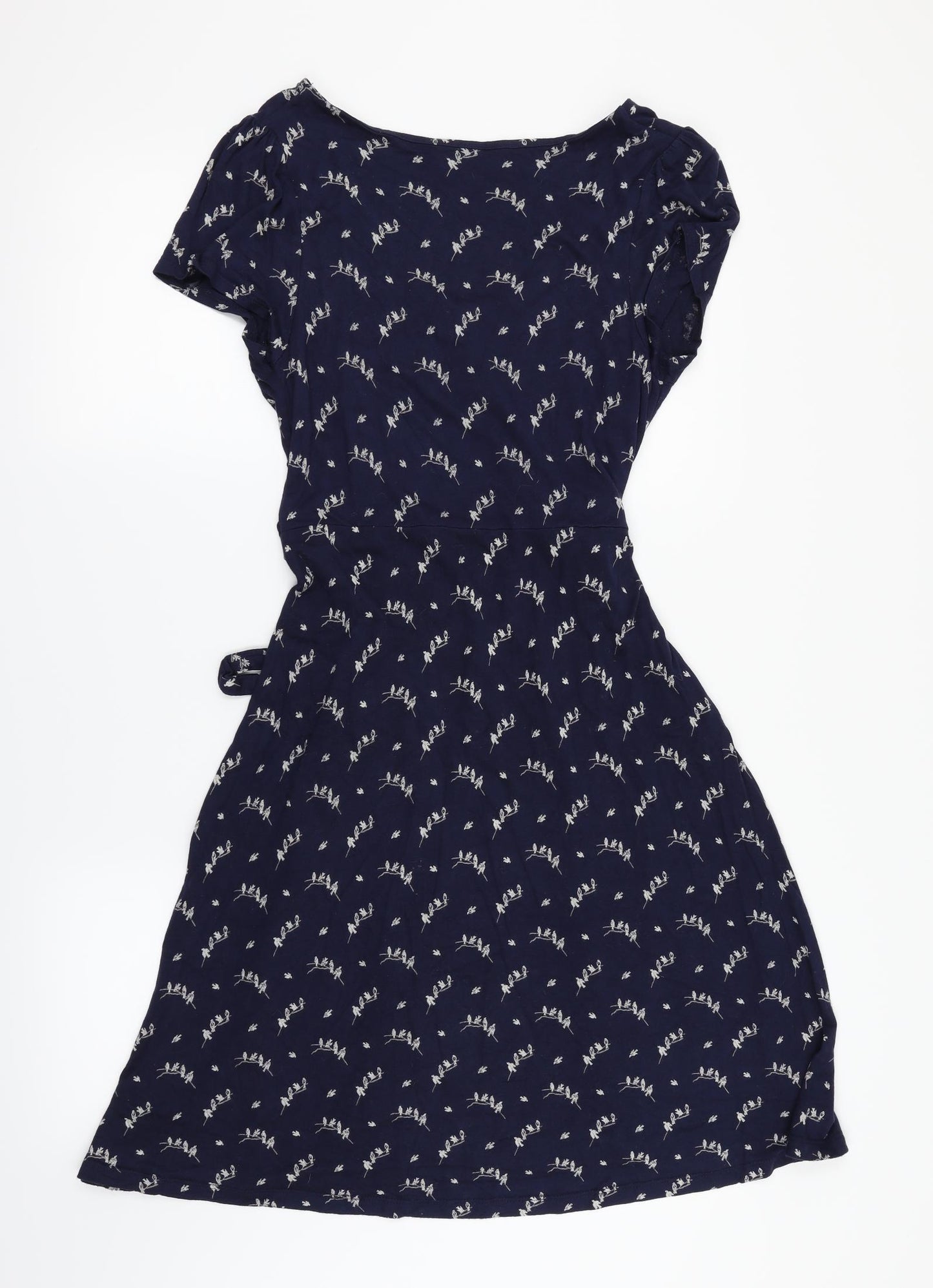 Soon Womens Blue Floral  A-Line  Size 12