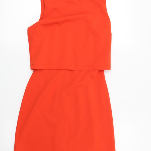 Topshop Womens Red   Shift  Size 6