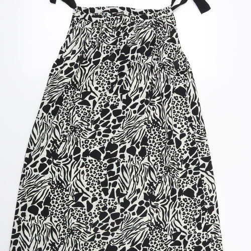 PEP & CO Womens White Animal Print  Trapeze & Swing  Size 12