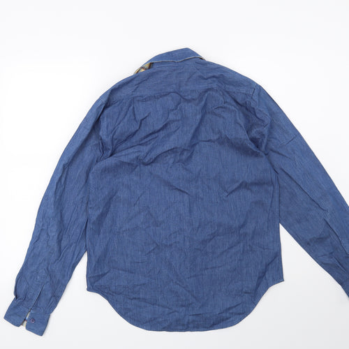 Preworn Mens Blue    Button-Up Size S