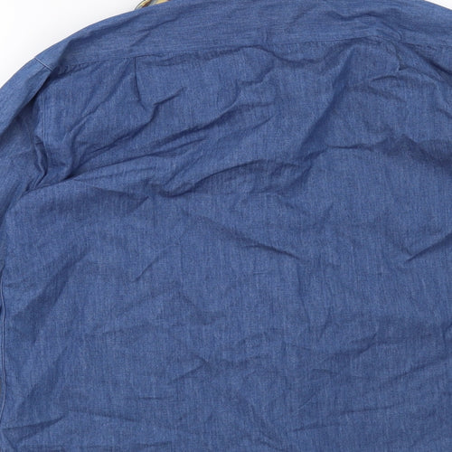 Preworn Mens Blue    Button-Up Size S