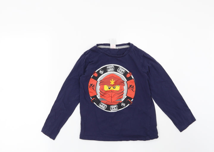 LEGO Boys Blue Basic T-Shirt Size 8 Years - Lego