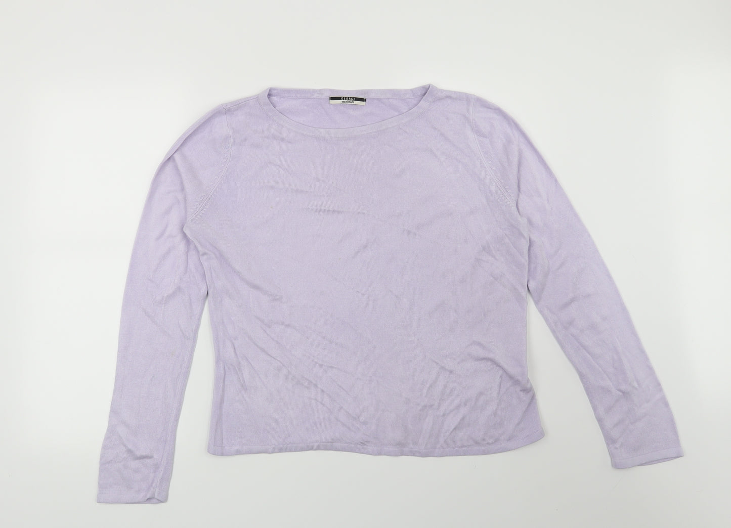 George Womens Purple   Pullover Jumper Size 16