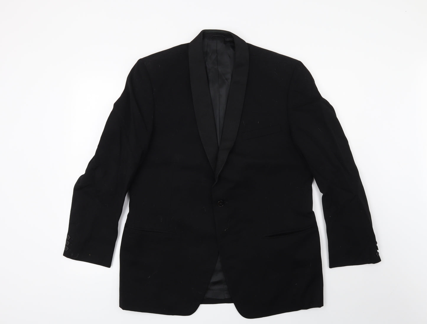 Preworn Mens Black   Jacket Blazer Size 38