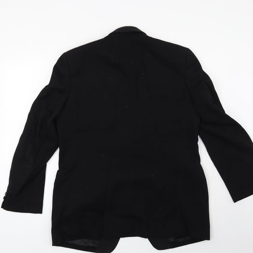 Preworn Mens Black   Jacket Blazer Size 38