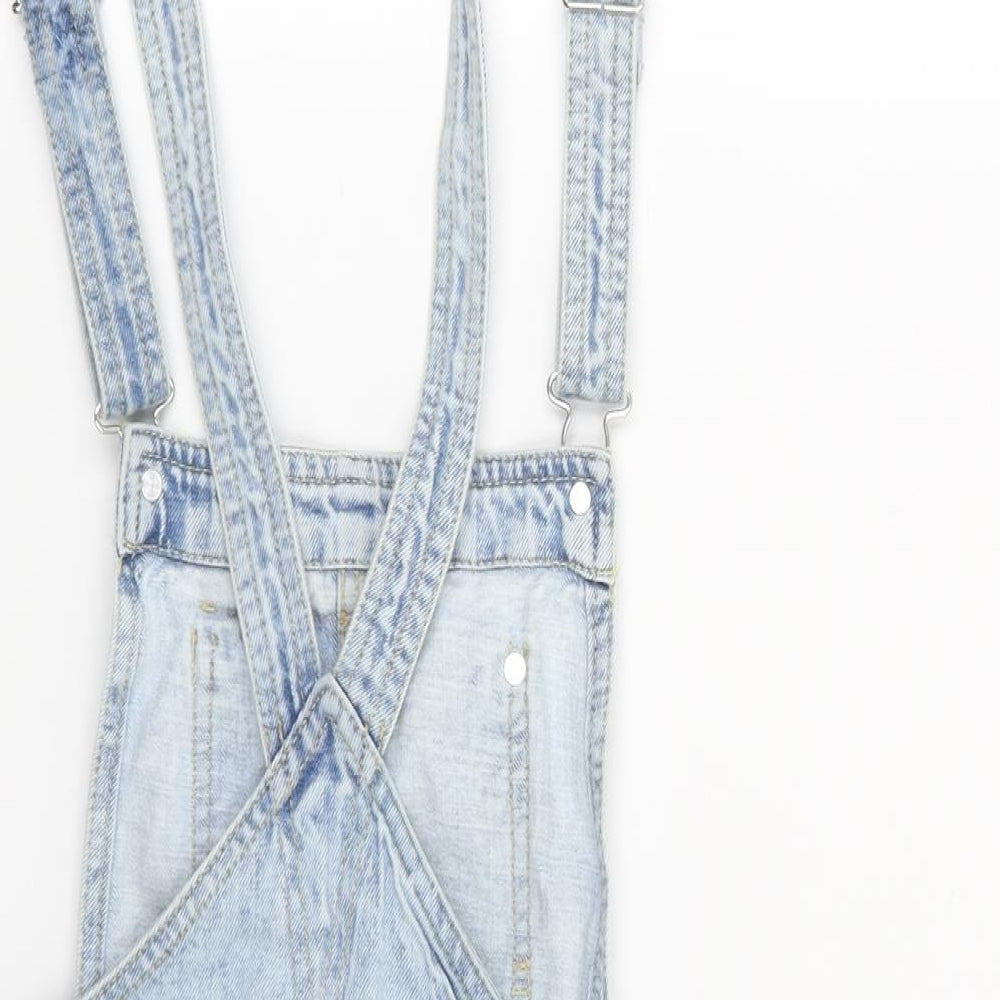 Bershka Womens Blue   Dungaree One-Piece Size 2XS