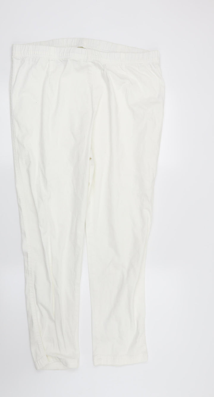 Preworn Womens White   Straight Jeans Size 20 L29 in