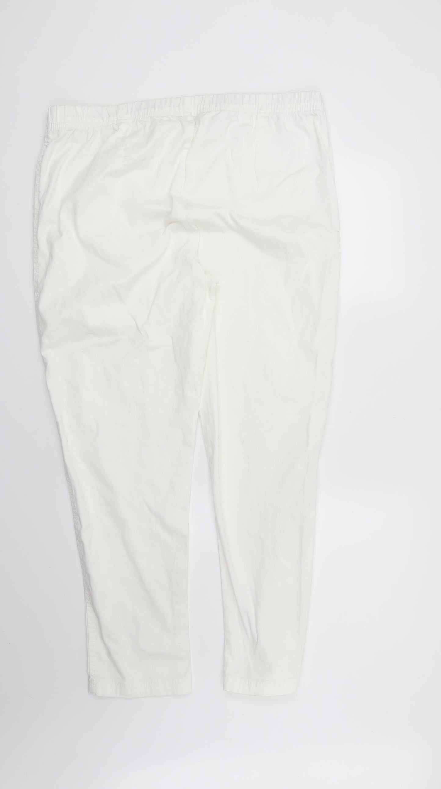 Preworn Womens White   Straight Jeans Size 20 L29 in