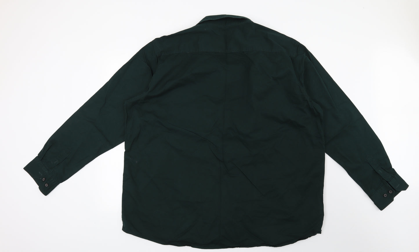 Cotton Traders Mens Green    Button-Up Size 3XL