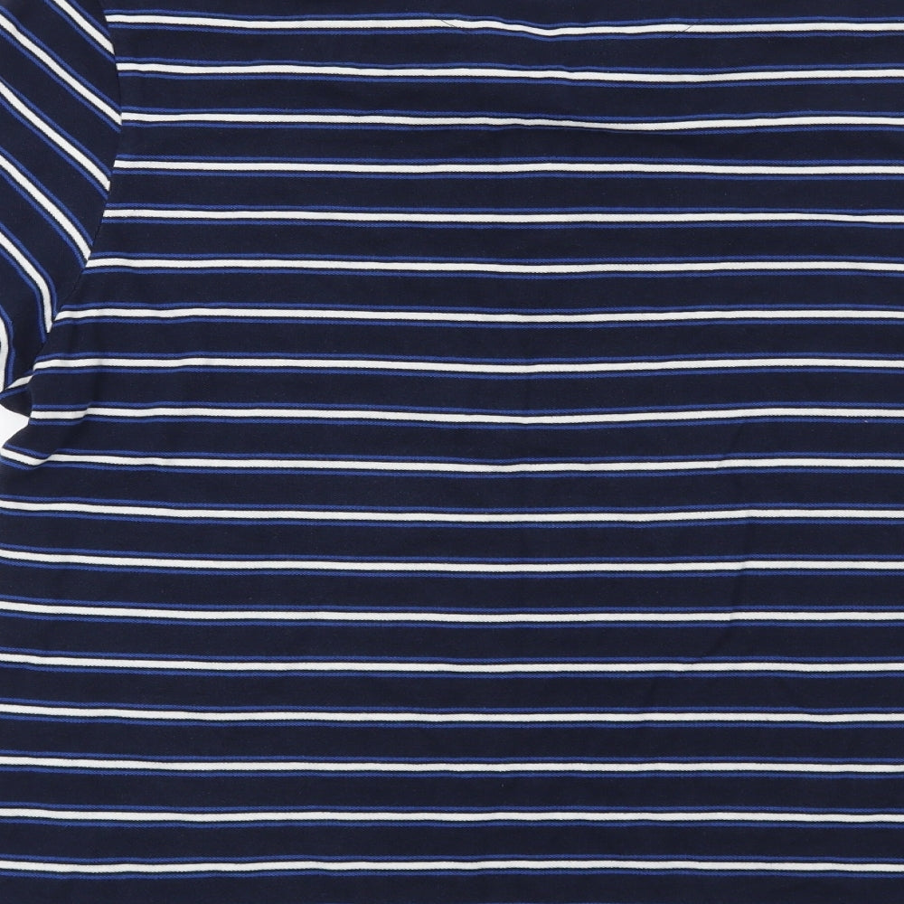 Craghoppers Mens Blue Striped   Polo Size XL