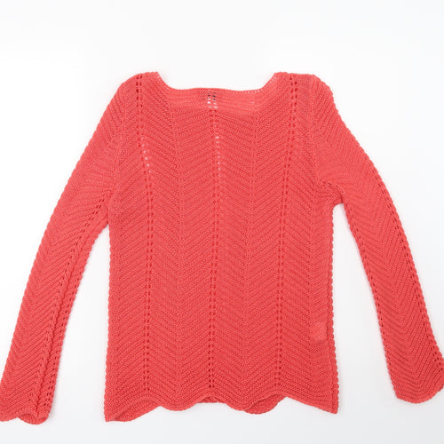 Preworn Womens Pink   Pullover Jumper Size S