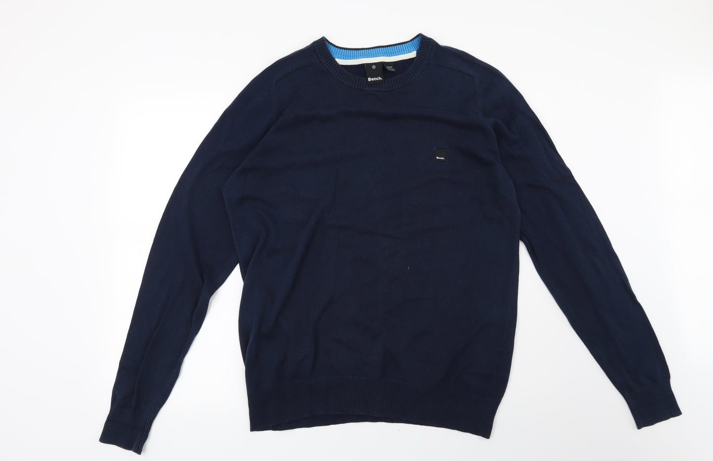 Bench Mens Blue   Pullover Jumper Size M