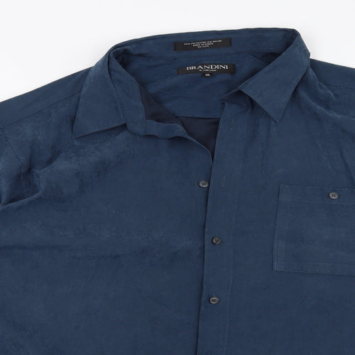 Brandini Mens Blue    Button-Up Size 2XL