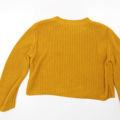Primark Womens Yellow   Pullover Jumper Size 10