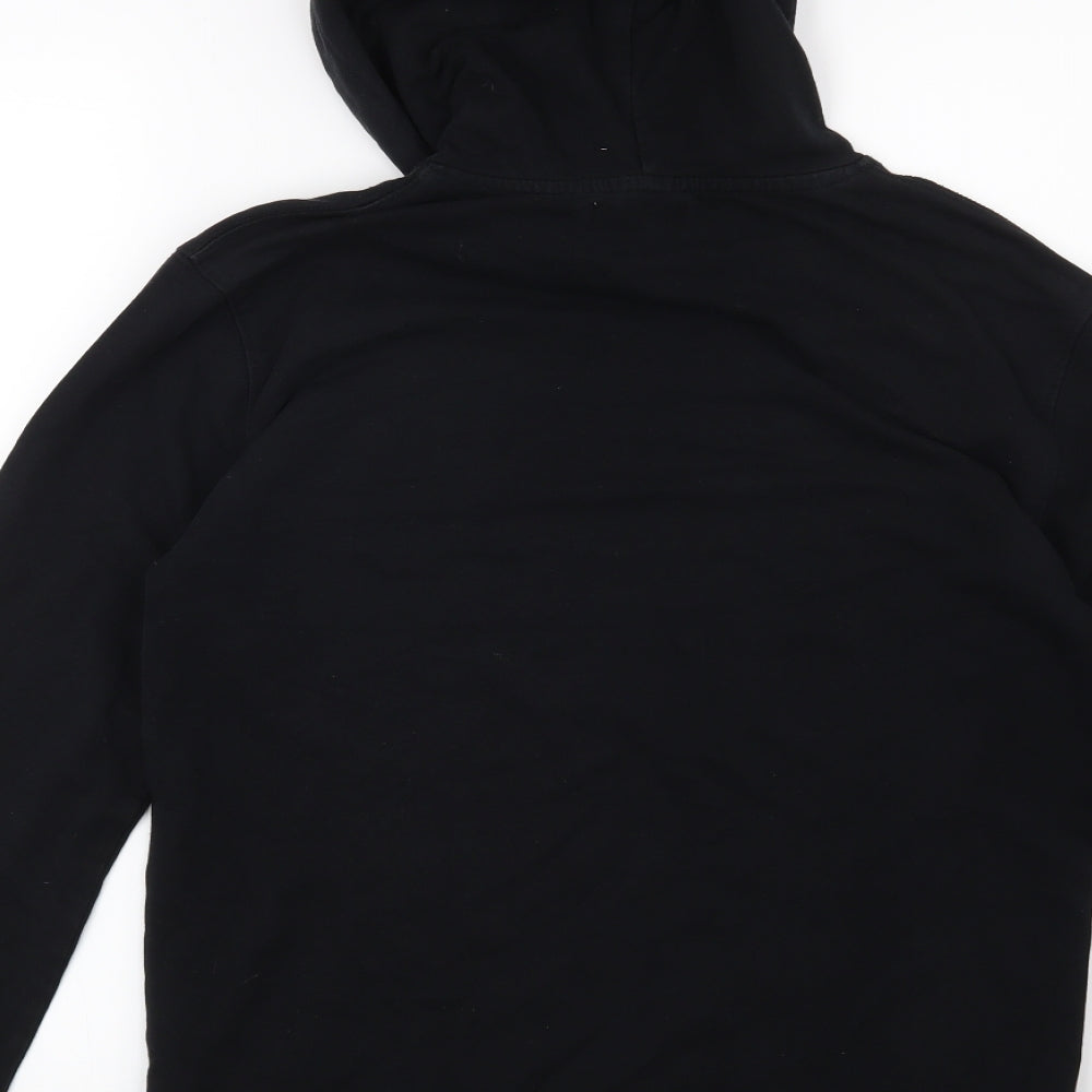 Topman Mens Black   Pullover Hoodie Size M