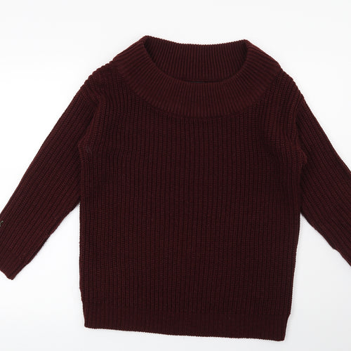New Look Womens Red   Pullover Jumper Size S