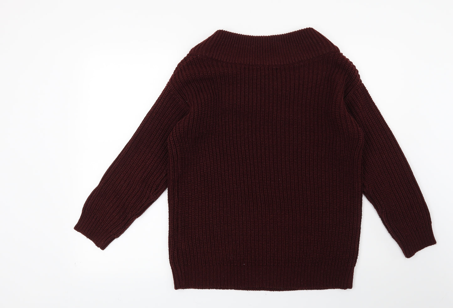 New Look Womens Red   Pullover Jumper Size S