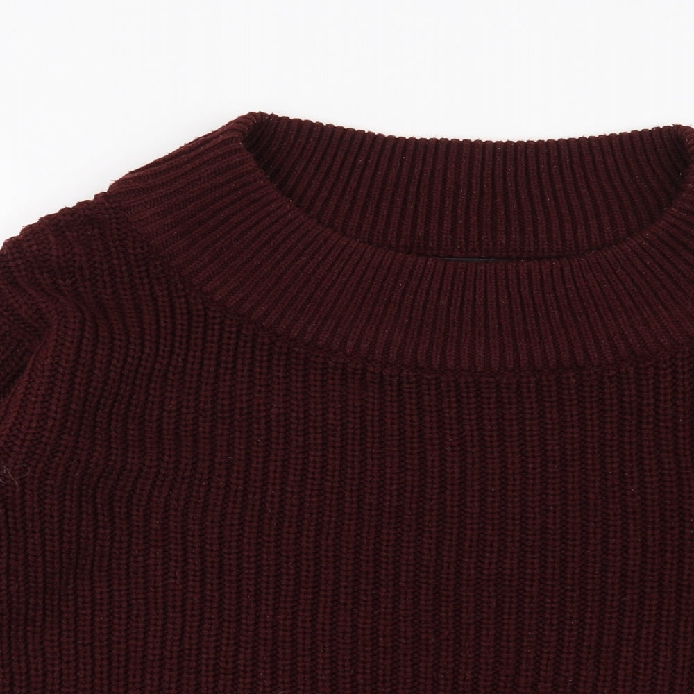 New Look Womens Red   Pullover Jumper Size S