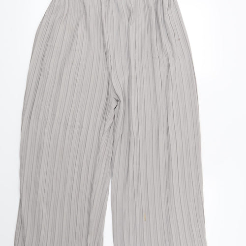 Missguided Womens Grey   Trousers  Size 14 L26 in