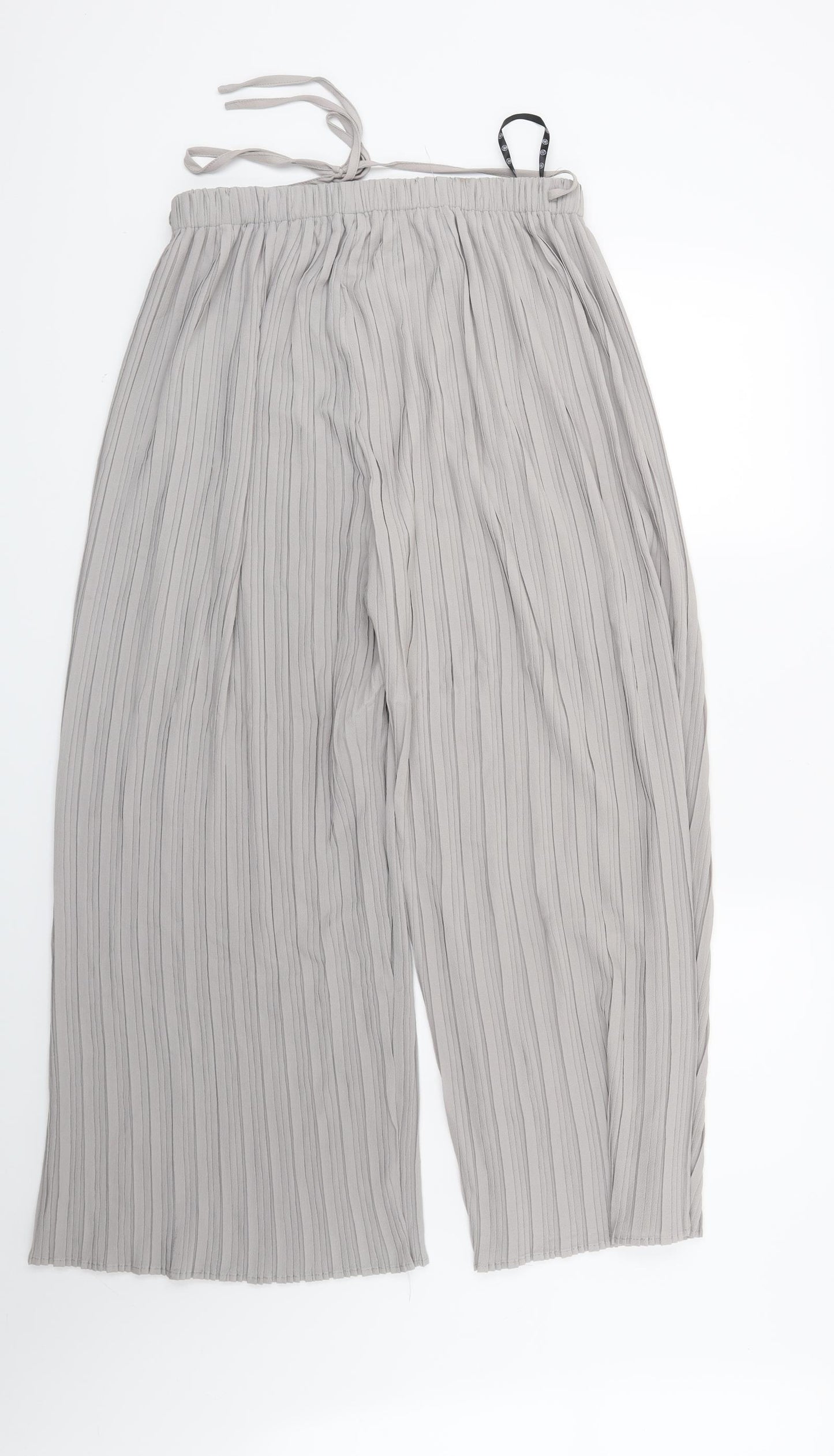 Missguided Womens Grey   Trousers  Size 14 L26 in