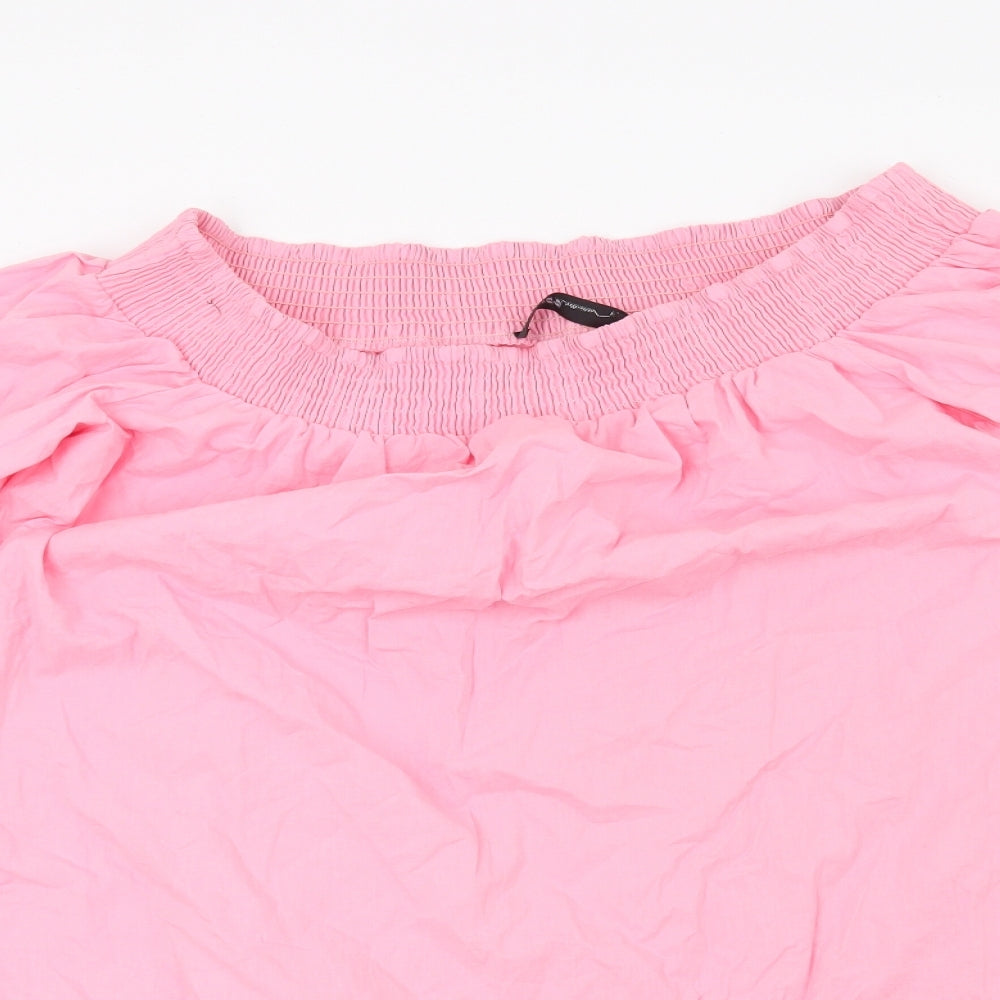 Preworn Womens Pink   Basic Blouse Size 2XL