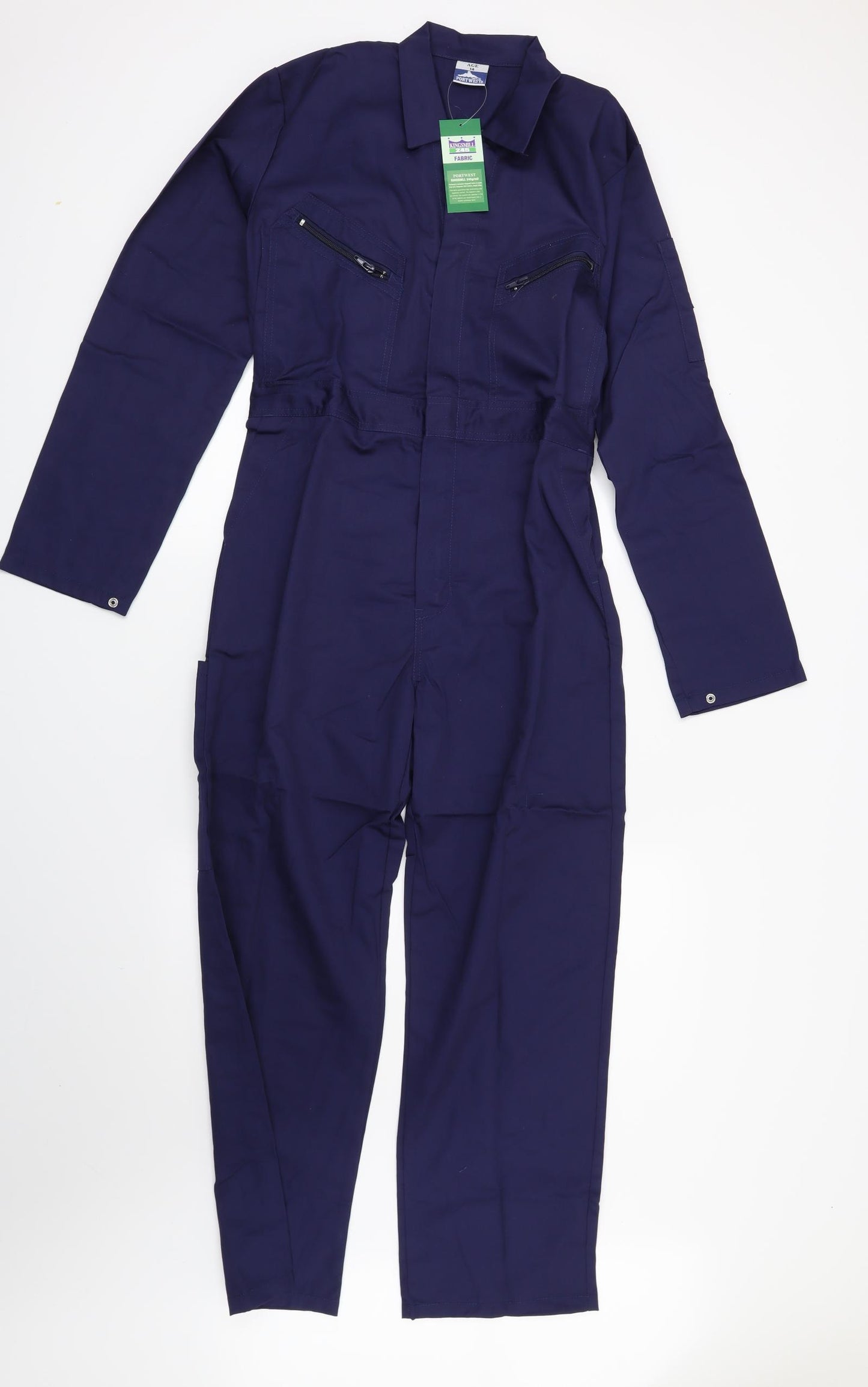 Portwest Girls Blue   Jumpsuit One-Piece Size 14 Years