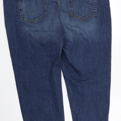 Preworn Womens Blue   Straight Jeans Size 44 in L25 in
