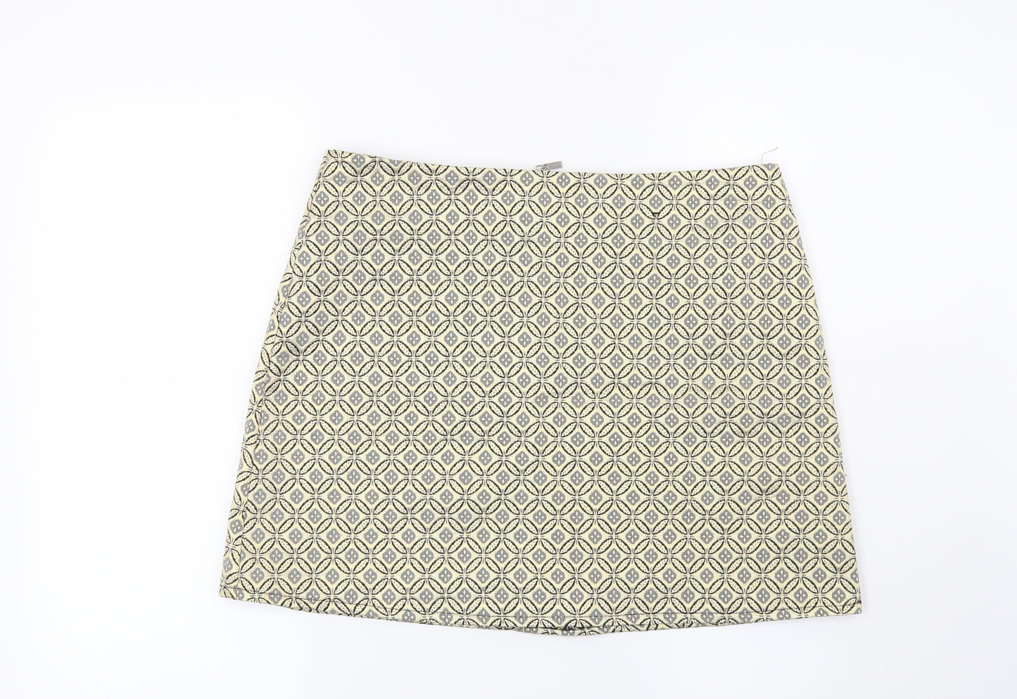 Atmosphere Womens Gold Geometric  Maxi Skirt Size 14