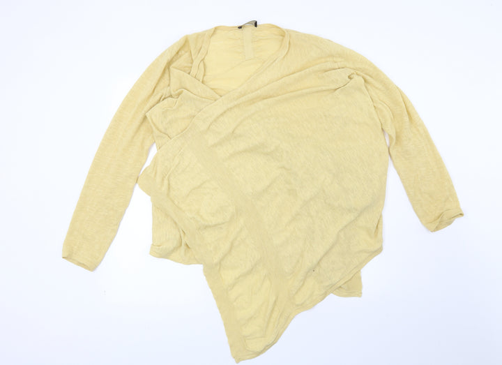 Principles Womens Yellow   Cardigan Jumper Size L