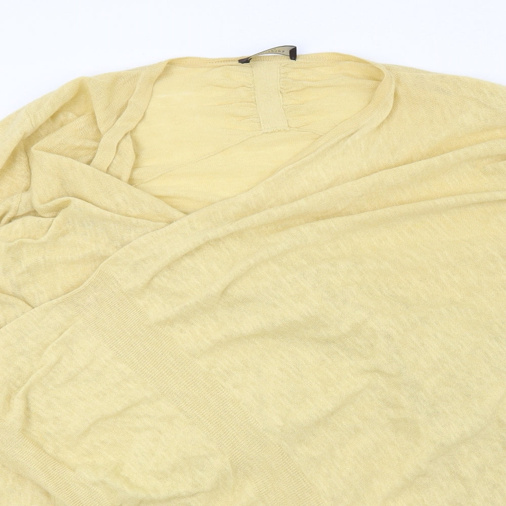 Principles Womens Yellow   Cardigan Jumper Size L