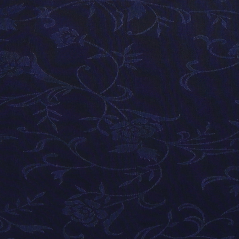 Preworn Womens Blue Floral  Basic T-Shirt Size 10