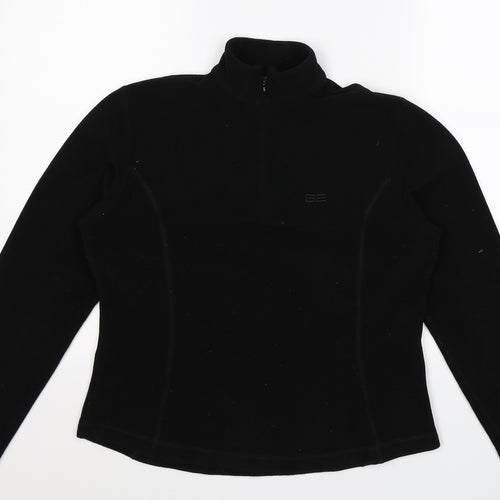 Georg Schumacher Womens Black  Fleece Jacket  Size M
