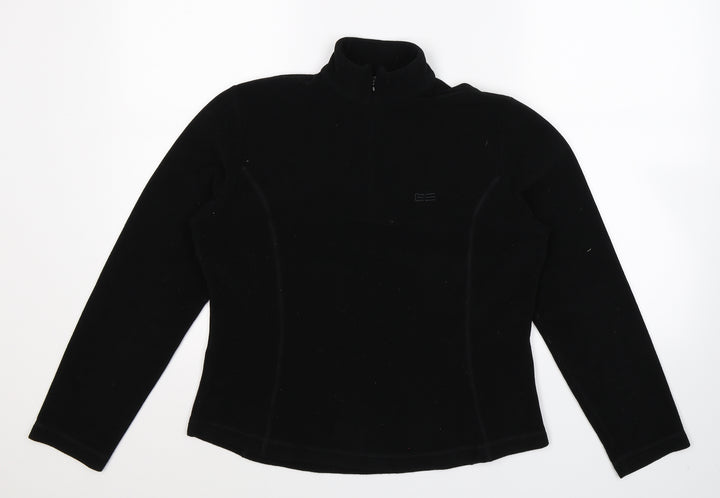 Georg Schumacher Womens Black  Fleece Jacket  Size M