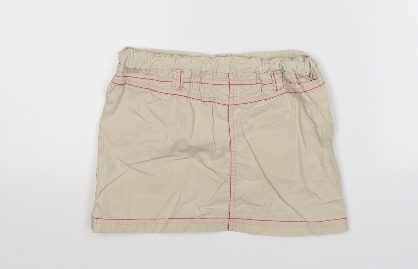 Cherokee Girls Beige Floral  Mini Skirt Size 18-24 Months