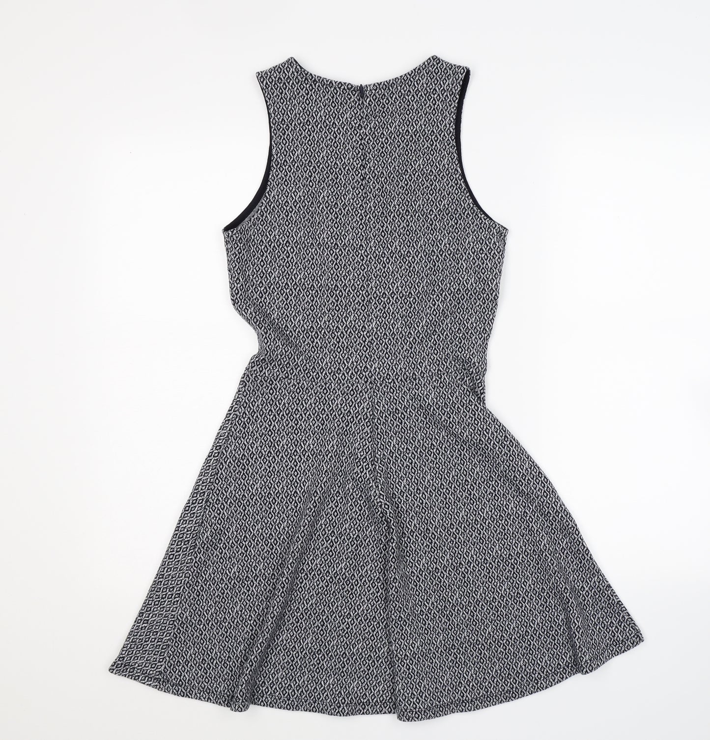 Gap Womens Blue Geometric  Fit & Flare  Size XS
